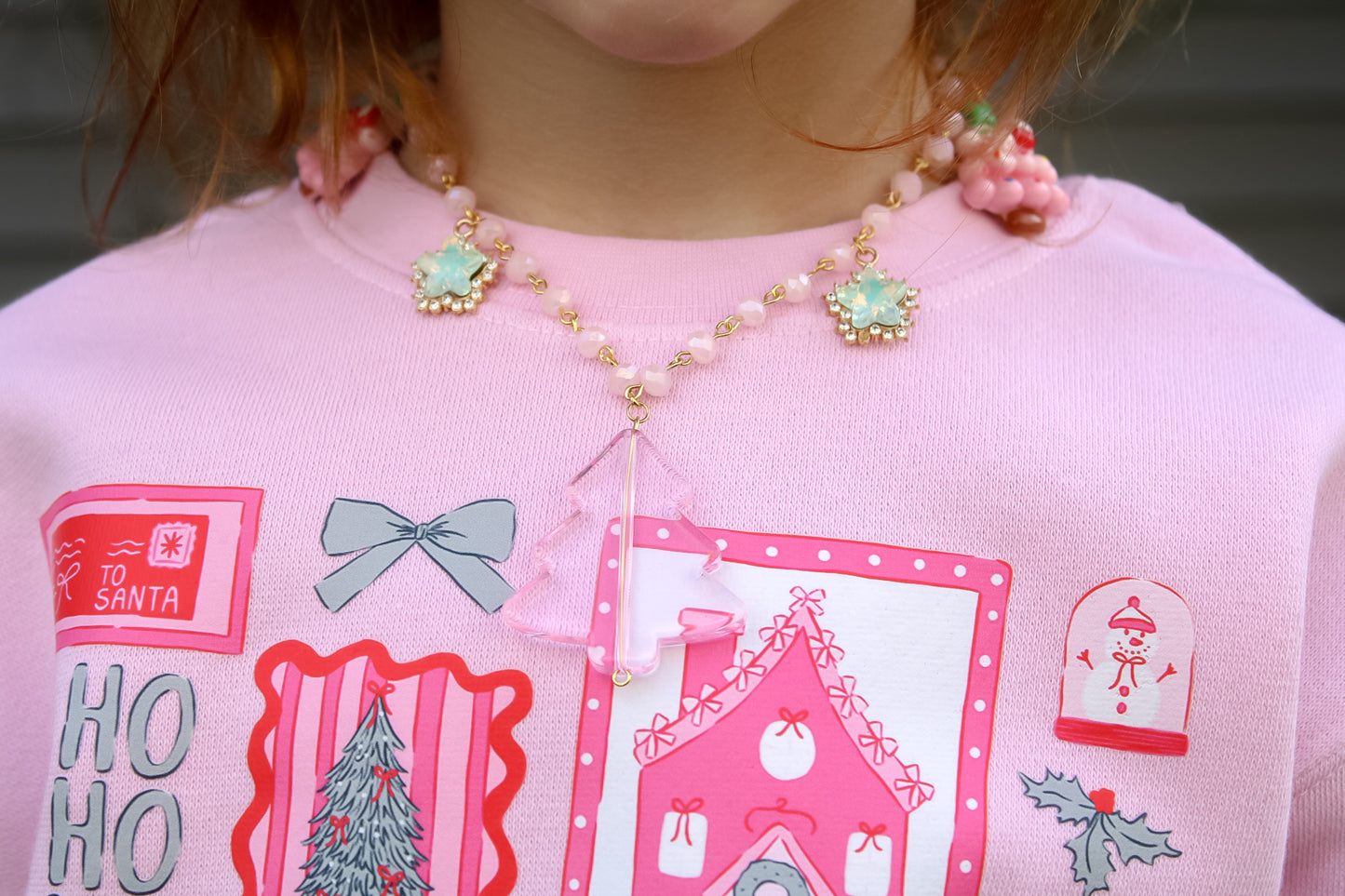 Frosted Wonderland Necklace *Snowflake colors will be random!*