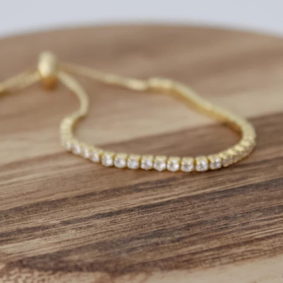 Diamond rhinestone sliding adjustable