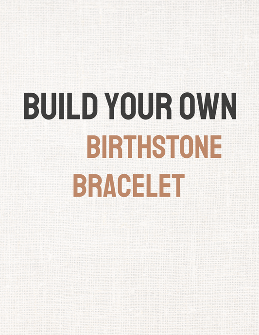 Basic Beaded Birthstone bracelet