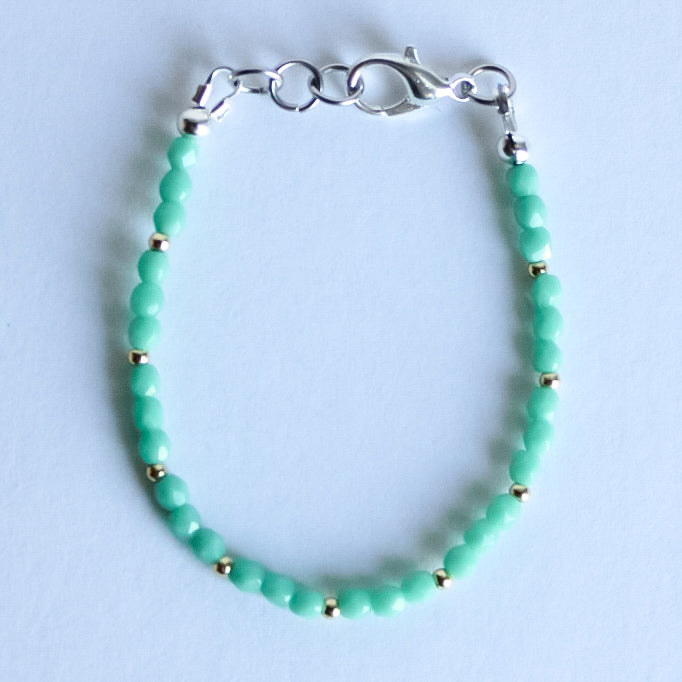 Turquoise Blue Czech