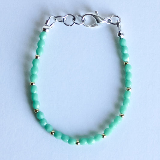 Turquoise Blue Czech