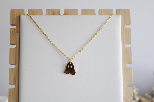 Dainty Golden Ghost Necklace
