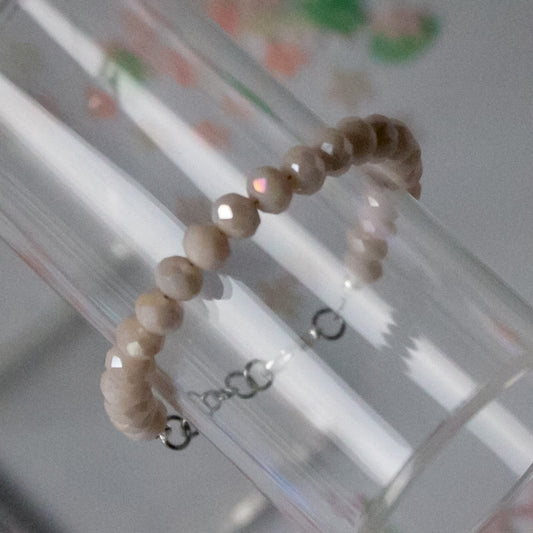 Tan iridescent Crystals