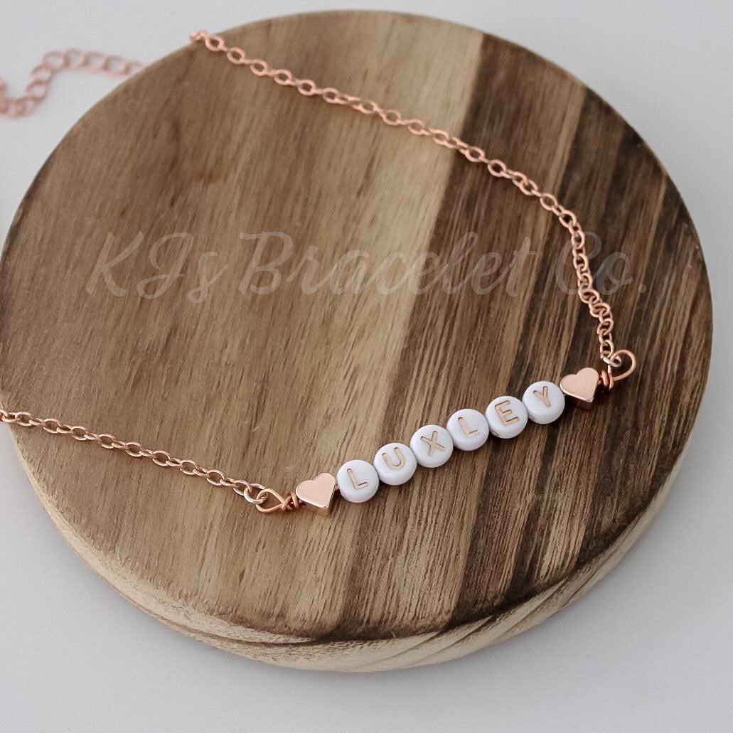 Dainty Name Necklace (Rose Gold, Gold, or Silver)