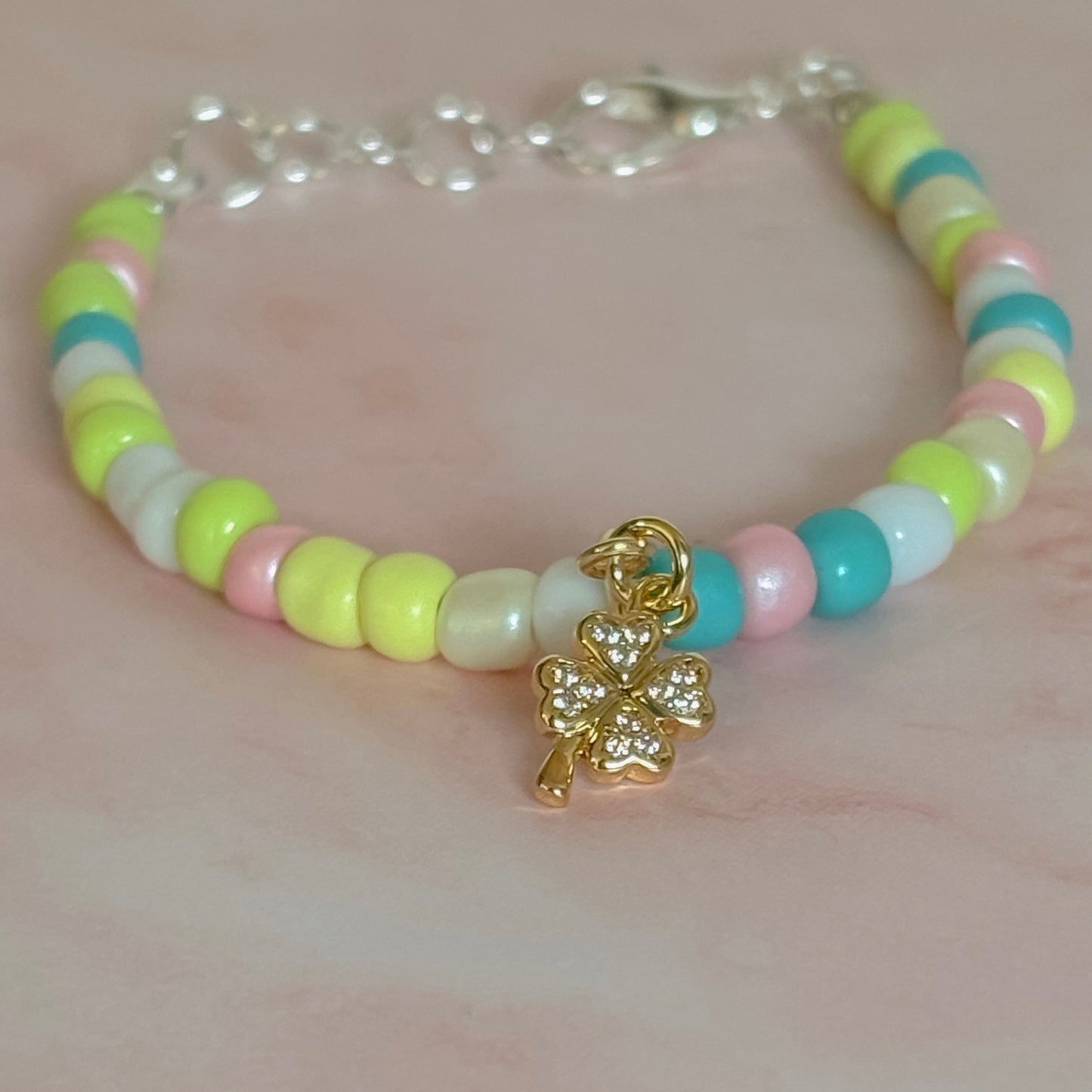 Shamrock Charm 18k gold plated