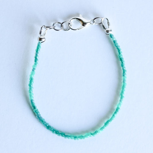 Opal Neon Teal Green TT Dainty