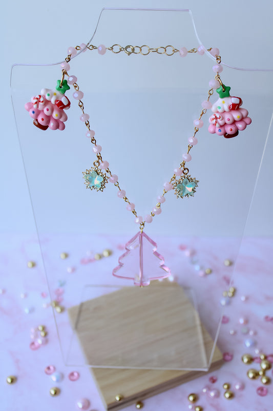 Frosted Wonderland Necklace *Snowflake colors will be random!*