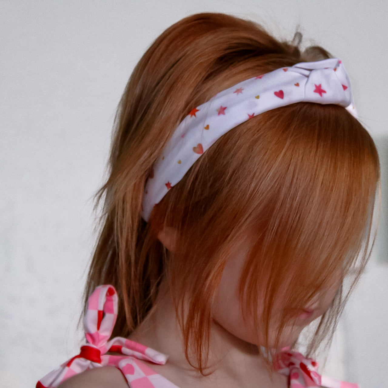 Stars & hearts knotted headband