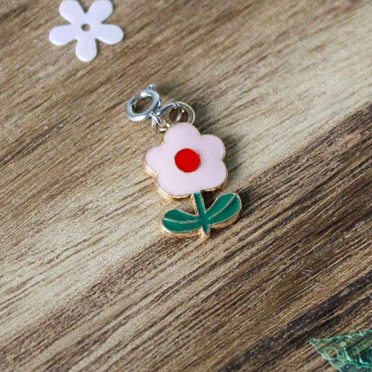 Pink Flower Charm