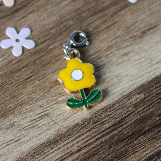 Yellow Flower Charm