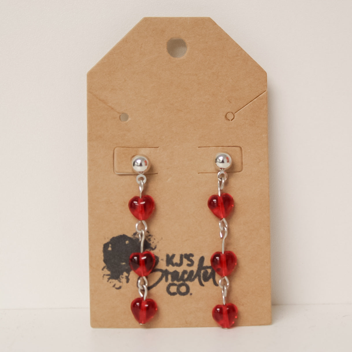 Heart Dangle Earrings