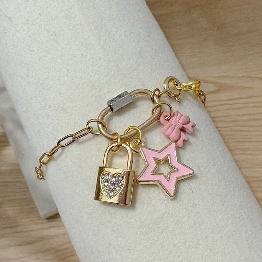 BYO Charmed Link Bracelet/Necklace (Charms Separate)