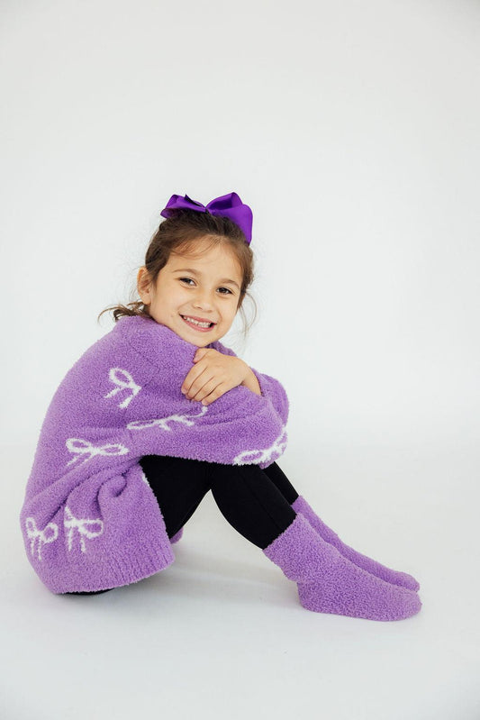 SALE Lilac Cozy Socks