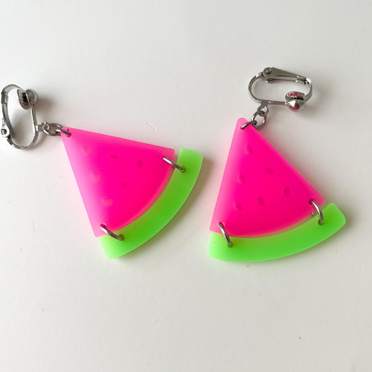 Watermelon earrings