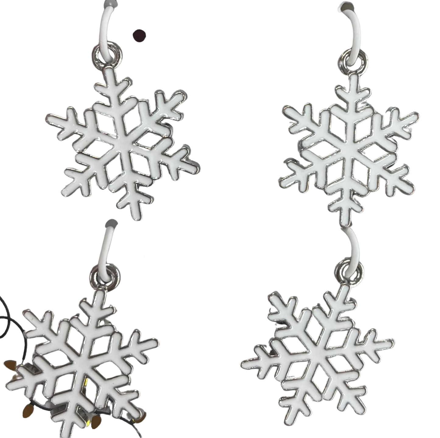 White snowflake charm add on