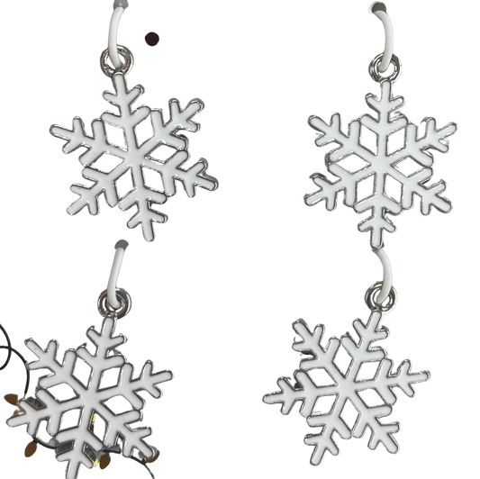 White snowflake charm add on